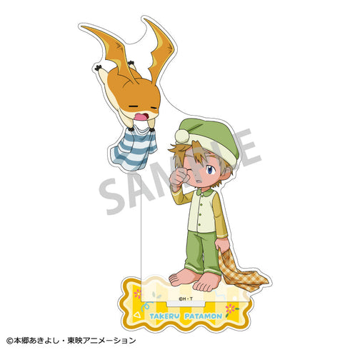 『デジモンアドベンチャー』アクリルスタンド_ 高石タケル&パタモン/ 寝起き